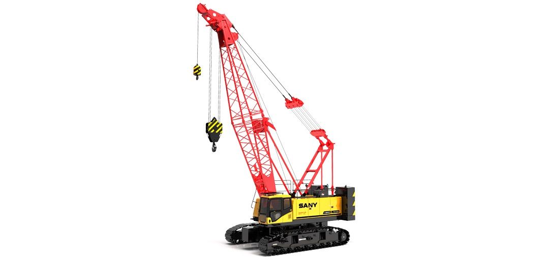 Гусеничный кран SANY SCC1000A грузоподъемностью 100 тонн